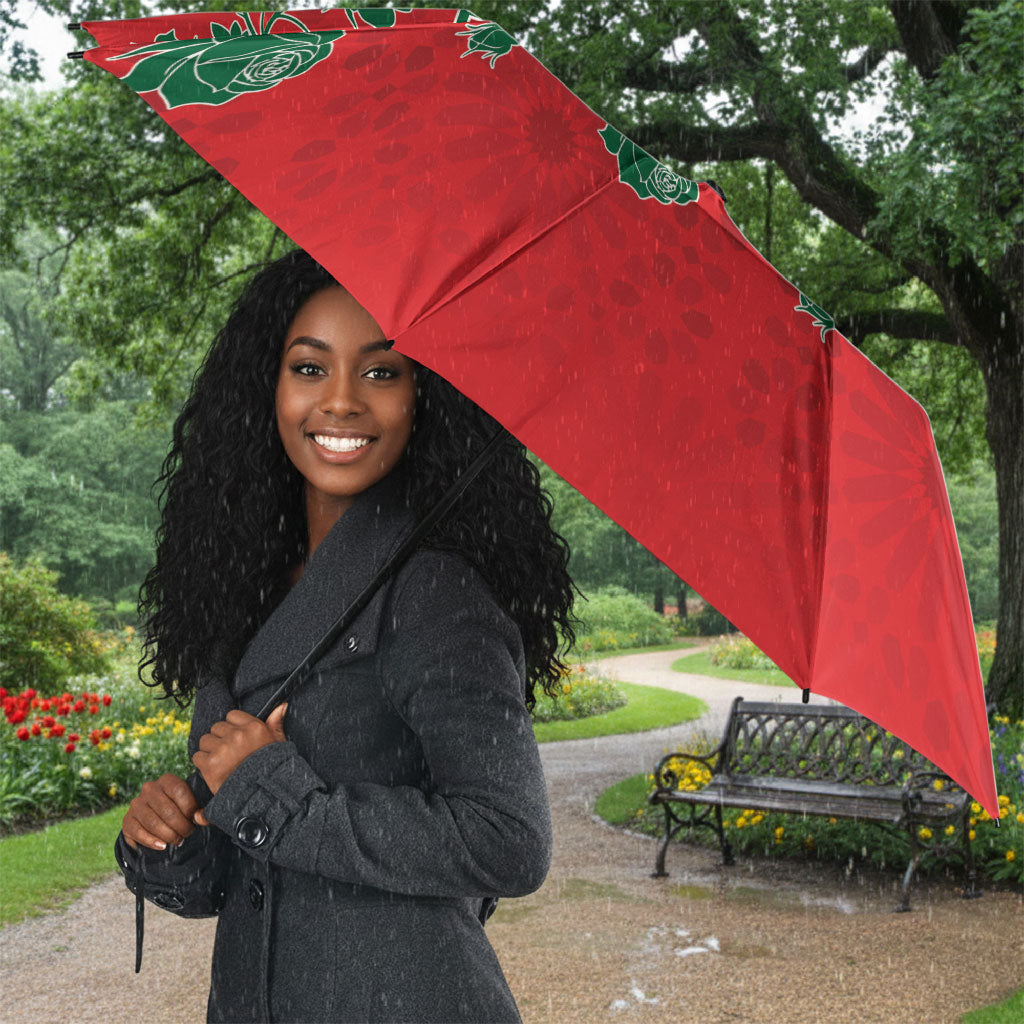Custom Morocco Desert Rose Floral Umbrella Africa Women’s Football Champion Series 2026