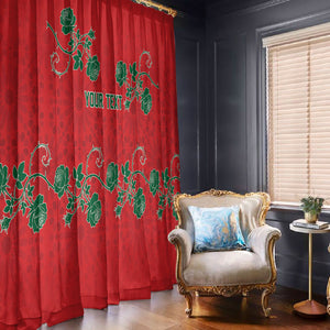 Custom Morocco Desert Rose Floral Window Curtain Africa Women’s Football Champion Series 2026