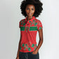 Custom Morocco Desert Rose Floral Women Polo Shirt Africa Women’s Football Champion Series 2026