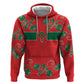 Custom Morocco Desert Rose Floral Zip Hoodie Africa Women’s Football Champion Series 2026
