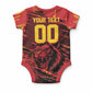Custom Cameroon Red Lion Baby Onesie Africa Football Champion Series 2026