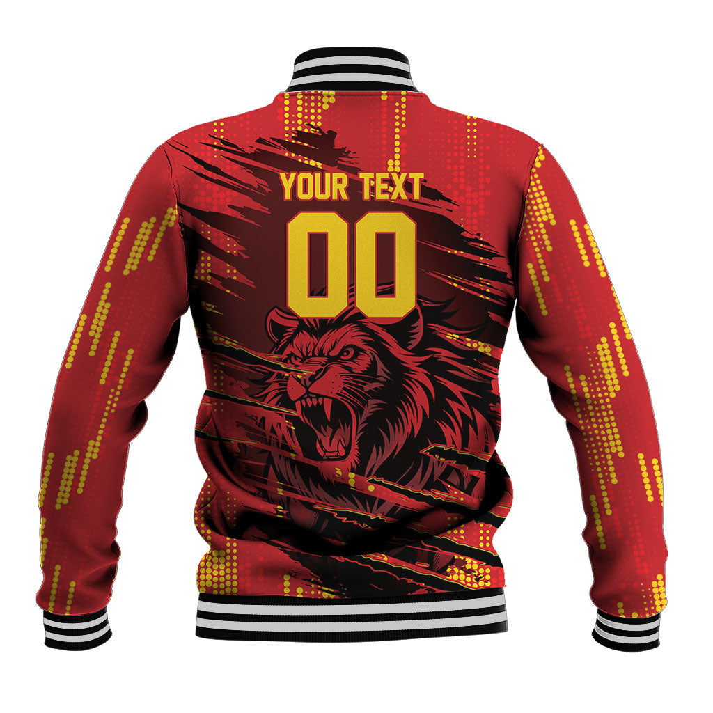 Custom Cameroon Red Lion Baseball Jacket Africa Football Champion Series 2026