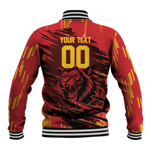 Custom Cameroon Red Lion Baseball Jacket Africa Football Champion Series 2026
