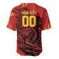 Custom Cameroon Red Lion Baseball Jersey Africa Football Champion Series 2026