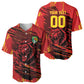 Custom Cameroon Red Lion Baseball Jersey Africa Football Champion Series 2026