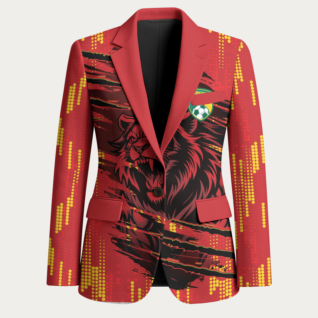 Custom Cameroon Red Lion Blazer Africa Football Champion Series 2026