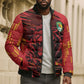 Custom Cameroon Red Lion Bomber Puffer Jacket Africa Football Champion Series 2026