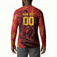 Custom Cameroon Red Lion Button Sweatshirt Africa Football Champion Series 2026