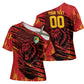 Custom Cameroon Red Lion Cross Shoulder Shirt Africa Football Champion Series 2026