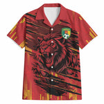 Custom Cameroon Red Lion Hawaiian Shirt Africa Football Champion Series 2026