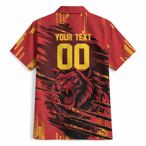 Custom Cameroon Red Lion Hawaiian Shirt Africa Football Champion Series 2026