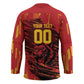 Custom Cameroon Red Lion Hockey Jersey Africa Football Champion Series 2026
