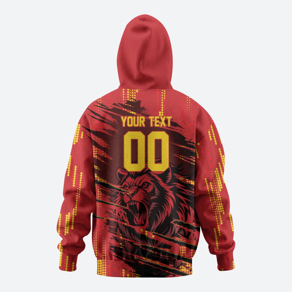 Custom Cameroon Red Lion Hoodie Africa Football Champion Series 2026