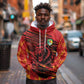 Custom Cameroon Red Lion Hoodie Africa Football Champion Series 2026