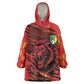 Custom Cameroon Red Lion Kid Wearable Blanket Hoodie Africa Football Champion Series 2026