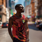 Custom Cameroon Red Lion Men Tank Top Africa Football Champion Series 2026