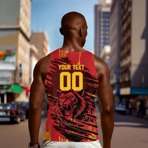 Custom Cameroon Red Lion Men Tank Top Africa Football Champion Series 2026
