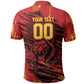 Custom Cameroon Red Lion Polo Shirt Africa Football Champion Series 2026