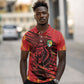 Custom Cameroon Red Lion Polo Shirt Africa Football Champion Series 2026