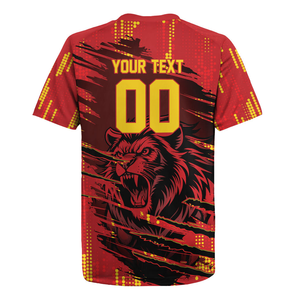 Custom Cameroon Red Lion Rugby Jersey Africa Football Champion Series 2026
