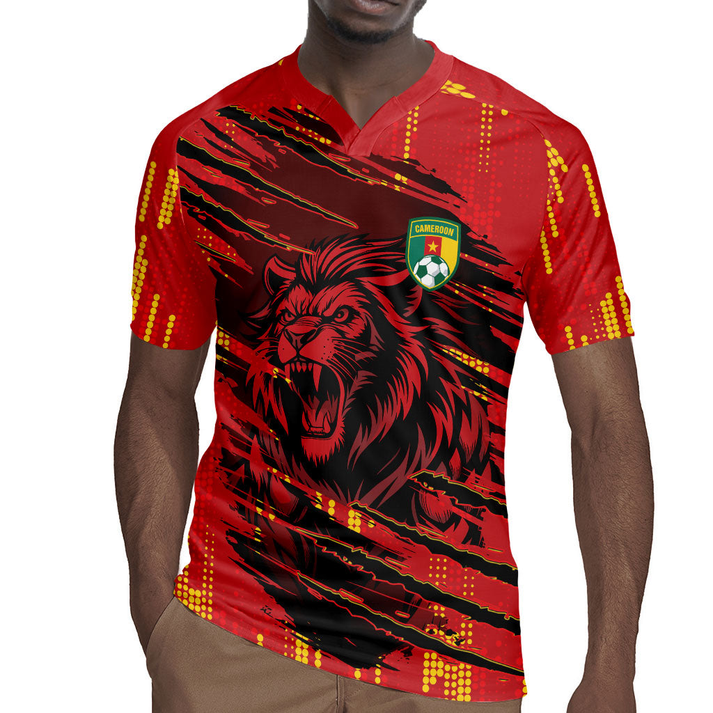 Custom Cameroon Red Lion Rugby Jersey Africa Football Champion Series 2026