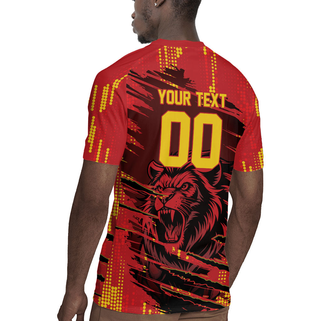 Custom Cameroon Red Lion Rugby Jersey Africa Football Champion Series 2026