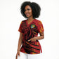 Custom Cameroon Red Lion Scrub Top Africa Football Champion Series 2026