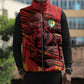 Custom Cameroon Red Lion Sleeveless Puffer Jacket Africa Football Champion Series 2026