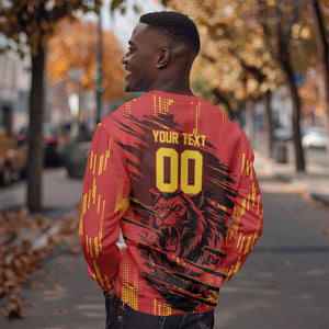 Custom Cameroon Red Lion Sweatshirt Africa Football Champion Series 2026
