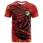 Custom Cameroon Red Lion T shirt Africa Football Champion Series 2026