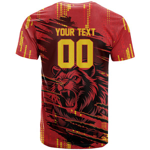 Custom Cameroon Red Lion T shirt Africa Football Champion Series 2026