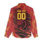 Custom Cameroon Red Lion Women Casual Shirt Africa Football Champion Series 2026