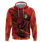 Custom Cameroon Red Lion Zip Hoodie Africa Football Champion Series 2026