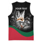 Personalized Algeria Basketball Jersey Algerian Flag With a Fennec Fox - African Pride