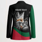 Personalized Algeria Blazer Algerian Flag With a Fennec Fox - African Pride