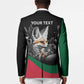 Personalized Algeria Blazer Algerian Flag With a Fennec Fox - African Pride