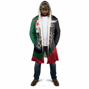 Personalized Algeria Cloak Algerian Flag With a Fennec Fox - African Pride