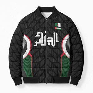 Custom Football Algeria Palestine Bomber Puffer Jacket Special Edition 2023-2024 - African Pride