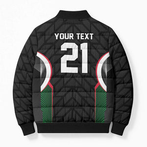 Custom Football Algeria Palestine Bomber Puffer Jacket Special Edition 2023-2024 - African Pride