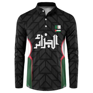 Custom Football Algeria Palestine Button Sweatshirt Special Edition 2023-2024