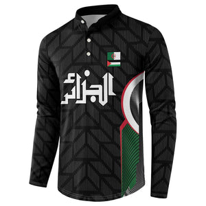 Custom Football Algeria Palestine Button Sweatshirt Special Edition 2023-2024