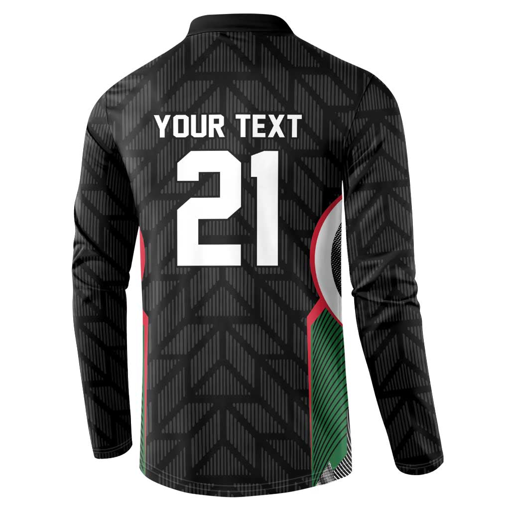 Custom Football Algeria Palestine Button Sweatshirt Special Edition 2023-2024