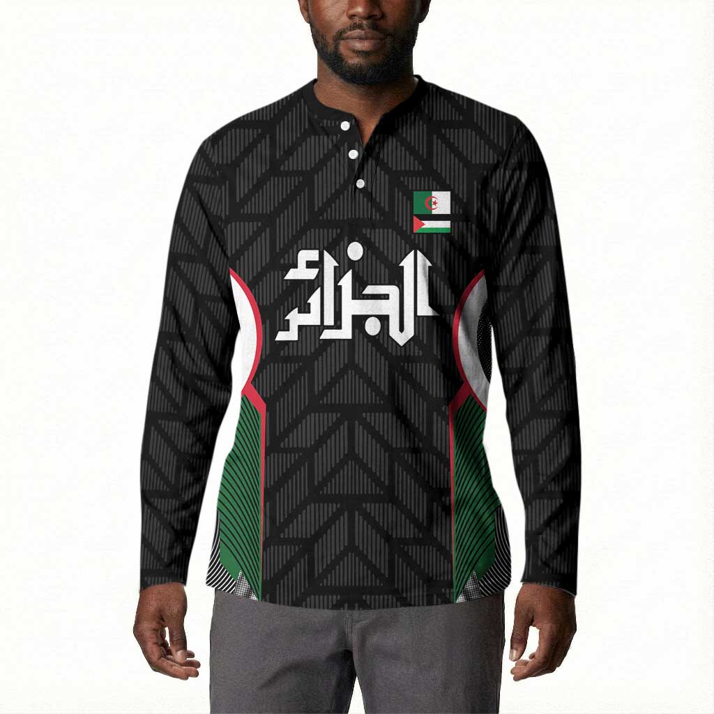 Custom Football Algeria Palestine Button Sweatshirt Special Edition 2023-2024