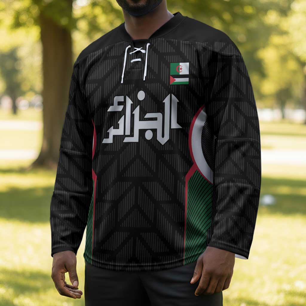 Custom Football Algeria Palestine Hockey Jersey Special Edition 2023-2024 - African Pride