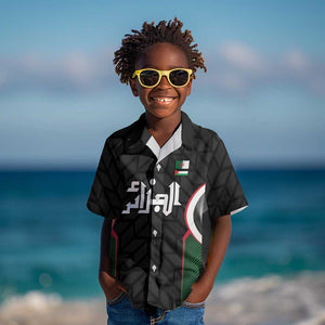 Custom Football Algeria Palestine Kid Hawaiian Shirt Special Edition 2023-2024 LT9