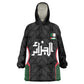 Custom Football Algeria Palestine Kid Wearable Blanket Hoodie Special Edition 2023-2024 - African Pride