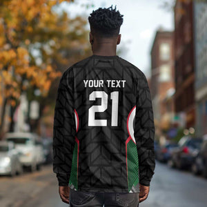 Custom Football Algeria Palestine Long Sleeve Shirt Special Edition 2023-2024 - African Pride