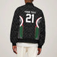 Custom Football Algeria Palestine Sleeve Zip Bomber Jacket Special Edition 2023-2024 - African Pride