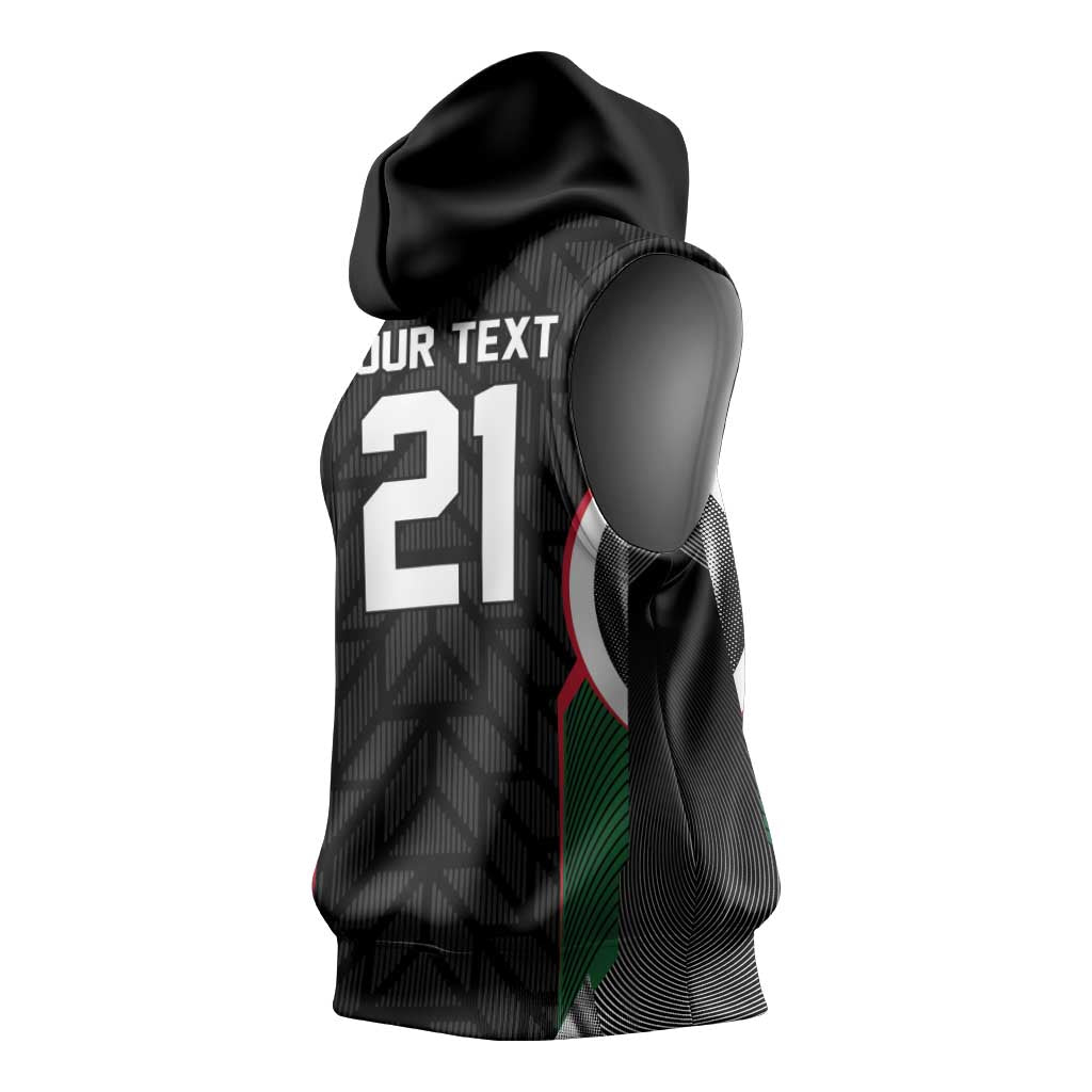 Custom Football Algeria Palestine Sleeveless Hoodie Special Edition 2023-2024 - African Pride
