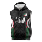 Custom Football Algeria Palestine Sleeveless Zip Hoodie Special Edition 2023-2024 - African Pride